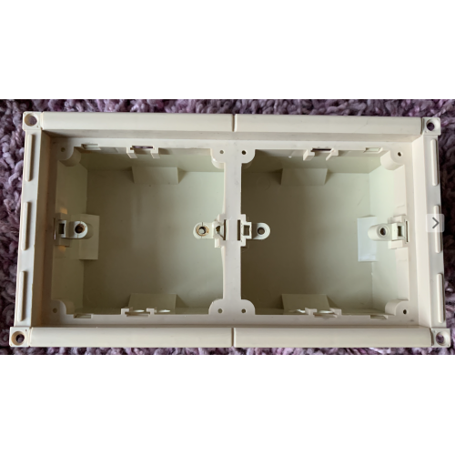 Secondhand Clipsal Backbox - Double, Recessed